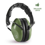 Pro For Sho 34dB NRR Noise Reduction Earmuffs - Lightweight Design - Standard Size Army Green