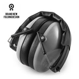 Pro For Sho 34dB NRR Noise Reduction Earmuffs - Lightweight Design - Standard Size Grey